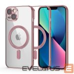 Back panel cover Tech-Protect  Tech-Protect MagShine Line MagSafe iPhone 13 Case - Pink 