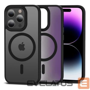 Back panel cover Tech-Protect  Tech-Protect MagMat MagSafe iPhone 15 Pro Case - Matte Black 