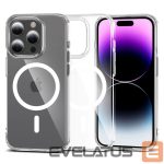 Back panel cover Tech-Protect  Tech-Protect FlexAir Hybrid MagSafe Case for iPhone 15 Pro - Clear 