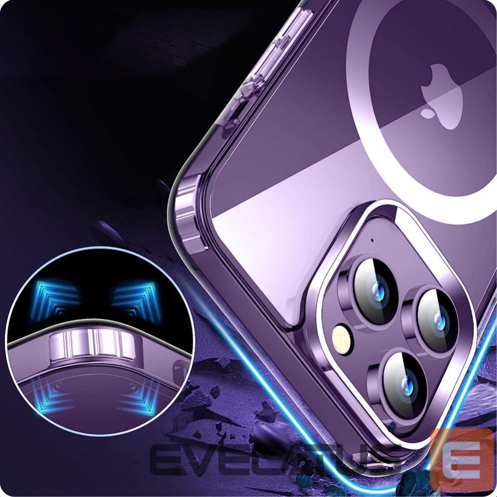 Back panel cover Tech-Protect Tech-Protect FlexAir Hybrid MagSafe Case for iPhone 15 Pro - Clear