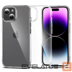 Back panel cover Tech-Protect  Tech-Protect FlexAir Hybrid iPhone 15 Case - Clear 