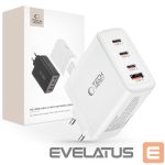 Adapter Tech-Protect  Tech-Protect NC100W-GAN charger GaN 3x USB-C PD 100W / USB-A QC 3.0 - white 