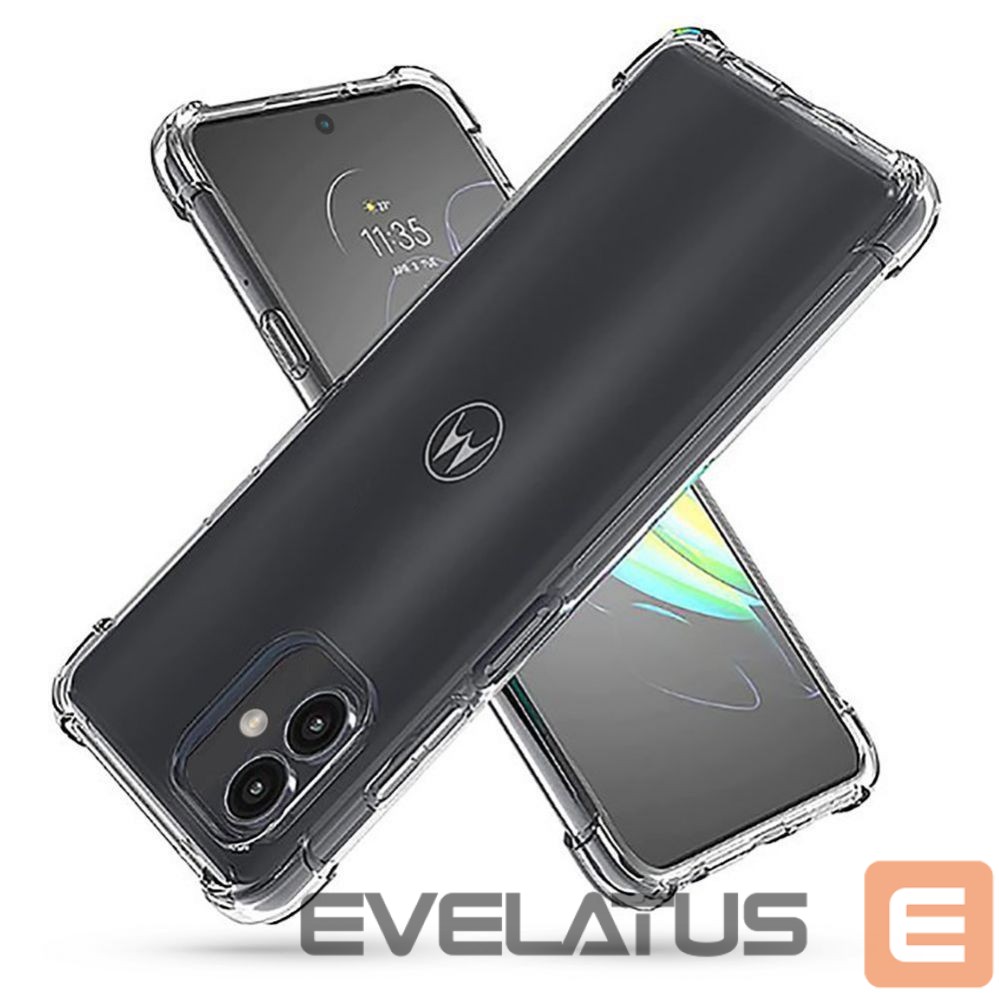 Back panel cover Tech-Protect - Tech-Protect FlexAir Pro case for Motorola Moto G14 - transparent