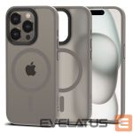 Back panel cover Tech-Protect  Tech-Protect MagMat MagSafe case for iPhone 15 Pro - titanium matte 