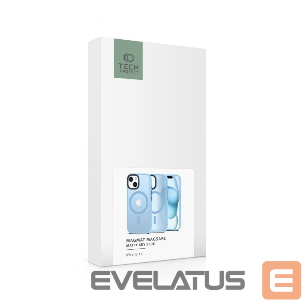 Back panel cover Tech-Protect Semi-transparent || Blue