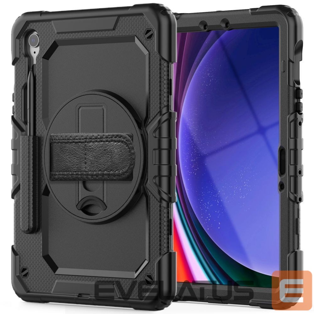 Back panel cover Tech-Protect Tech-Protect Solid360 Case for Samsung Galaxy Tab S9 FE 10.9" X510 / X516B - Black