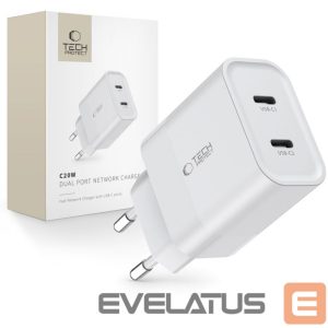 Adapter Tech-Protect  White \ USB-C (female) \ without cable 