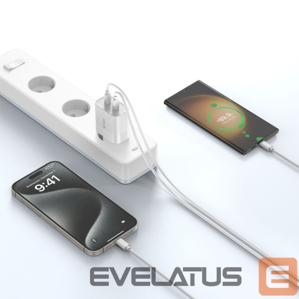 Adapter Tech-Protect White \ USB-C (female) \ without cable