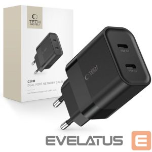 Adapter Tech-Protect  Black \ USB-C (female) \ without cable 