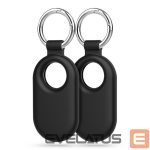 Back panel cover Tech-Protect  Tech-Protect Icon Case for Samsung Galaxy SmartTag 2 - Black (2 pcs.) 
