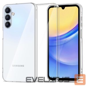 Back panel cover Tech-Protect  Tech-Protect FlexAir+ Case for Samsung Galaxy A15 4G / 5G - Transparent 