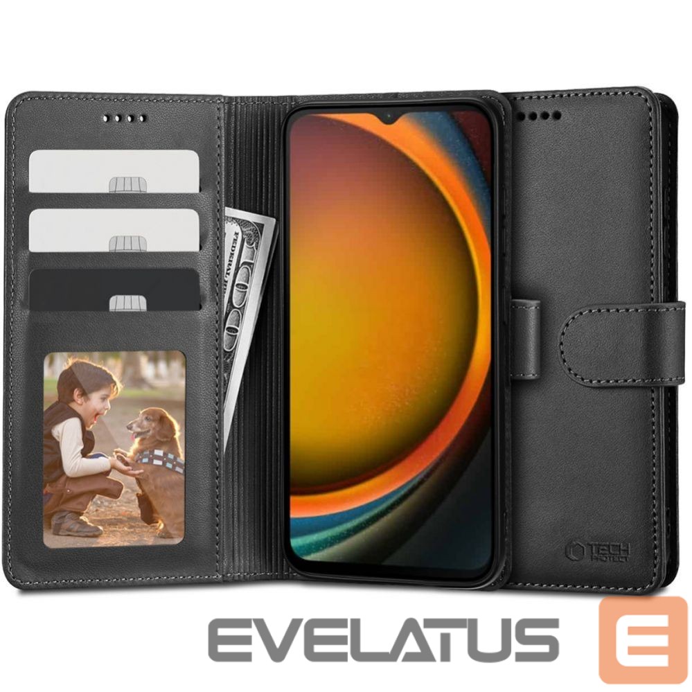 Back panel cover Tech-Protect Tech-Protect Wallet Case for Samsung Galaxy XCover 7 - Black
