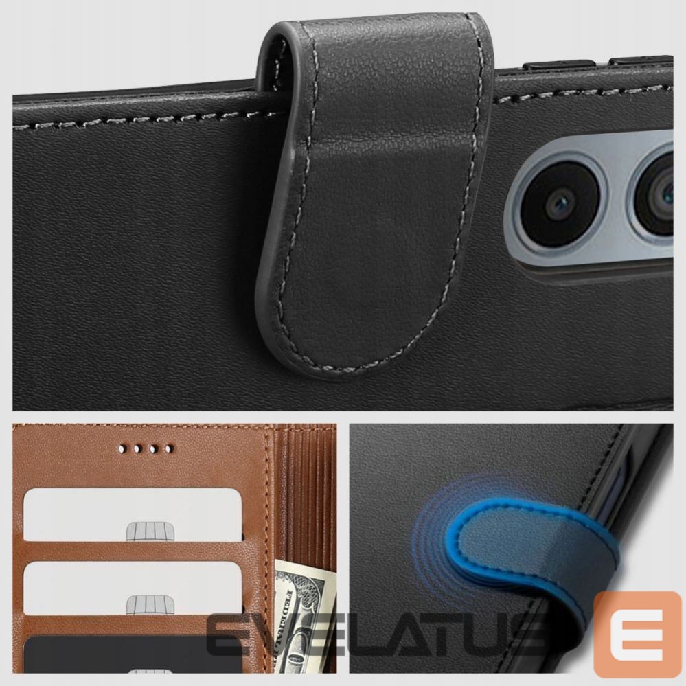 Back panel cover Tech-Protect Tech-Protect Wallet Case for Samsung Galaxy M15 5G - Black