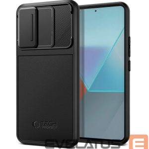 Back panel cover Tech-Protect  Tech-Protect Velar Cam+ Case for Xiaomi Redmi Note 13 Pro 5G / Poco X6 5G - Black 