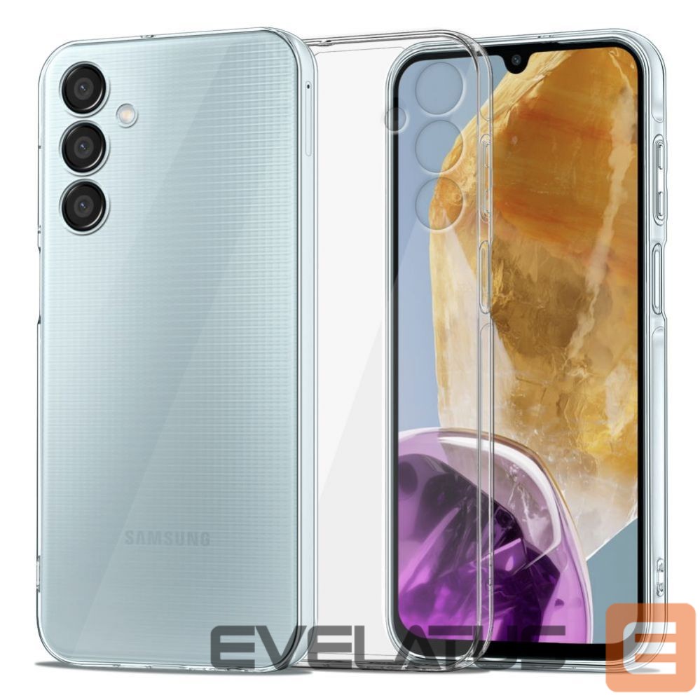 Back panel cover Tech-Protect Tech-Protect FlexAir Case for Samsung Galaxy M15 5G - Transparent
