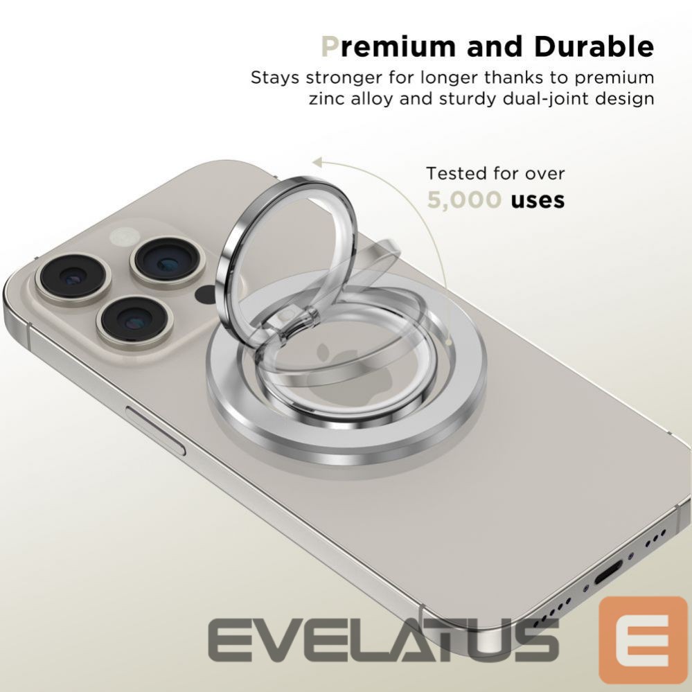 Auto holder Tech-Protect Tech-Protect MMR300 magnetic holder/ring with MagSafe - silver
