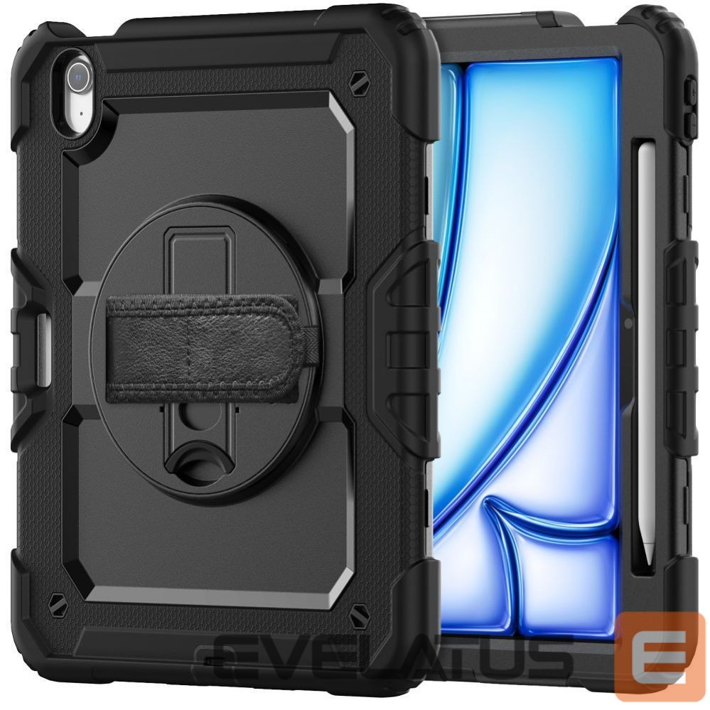 Back panel cover Tech-Protect Tech-Protect Solid360 iPad Air 11" 2024 Case - Black