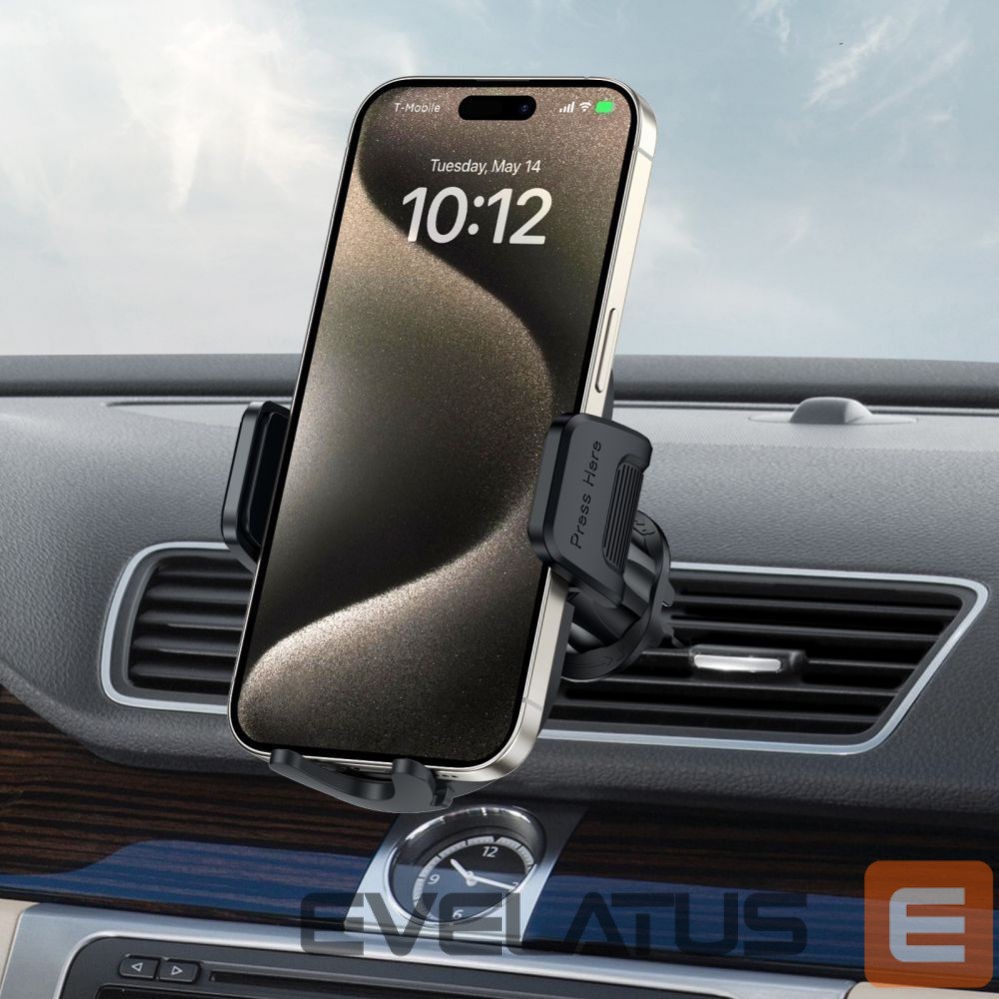 Auto holder Tech-Protect Universal Tech-Protect V7 Car Phone Holder for Cockpit/Air Vent - Black