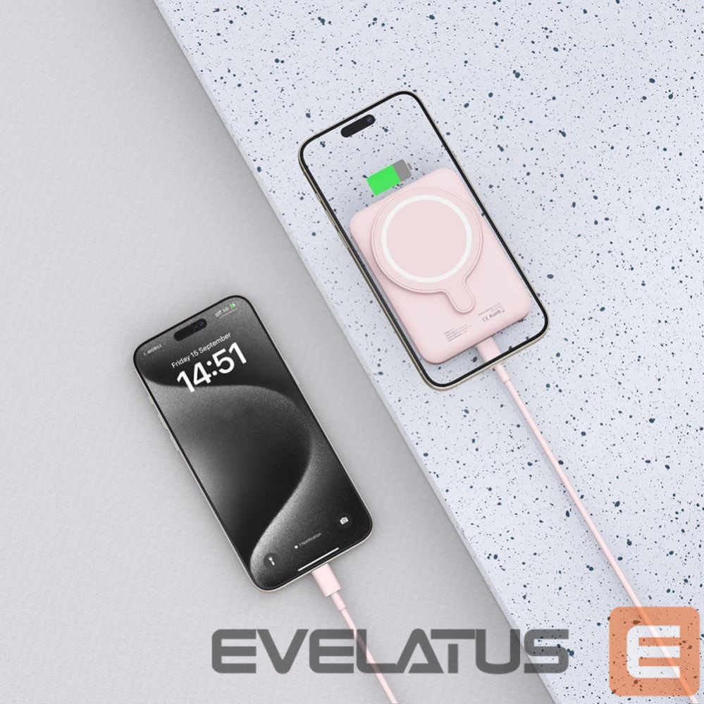 Power bank Tech-Protect Pink