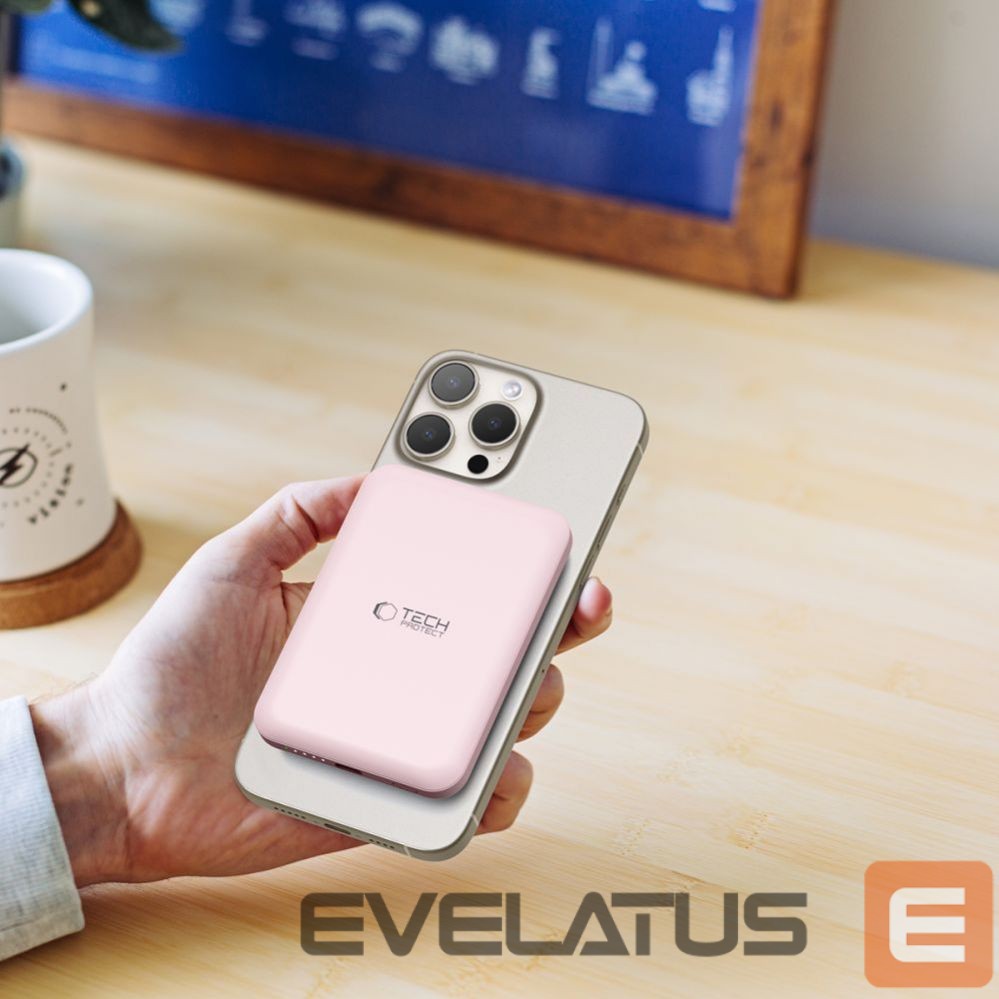 Power bank Tech-Protect Pink