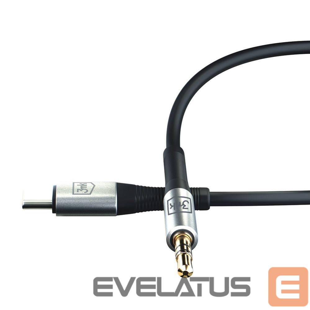 Cable 3MK Accessories - 3mk AUX Cable USB-C - Jack 3.5 mm