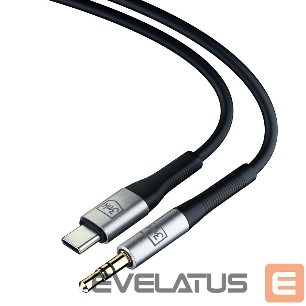 Cable 3MK Accessories - 3mk AUX Cable USB-C - Jack 3.5 mm
