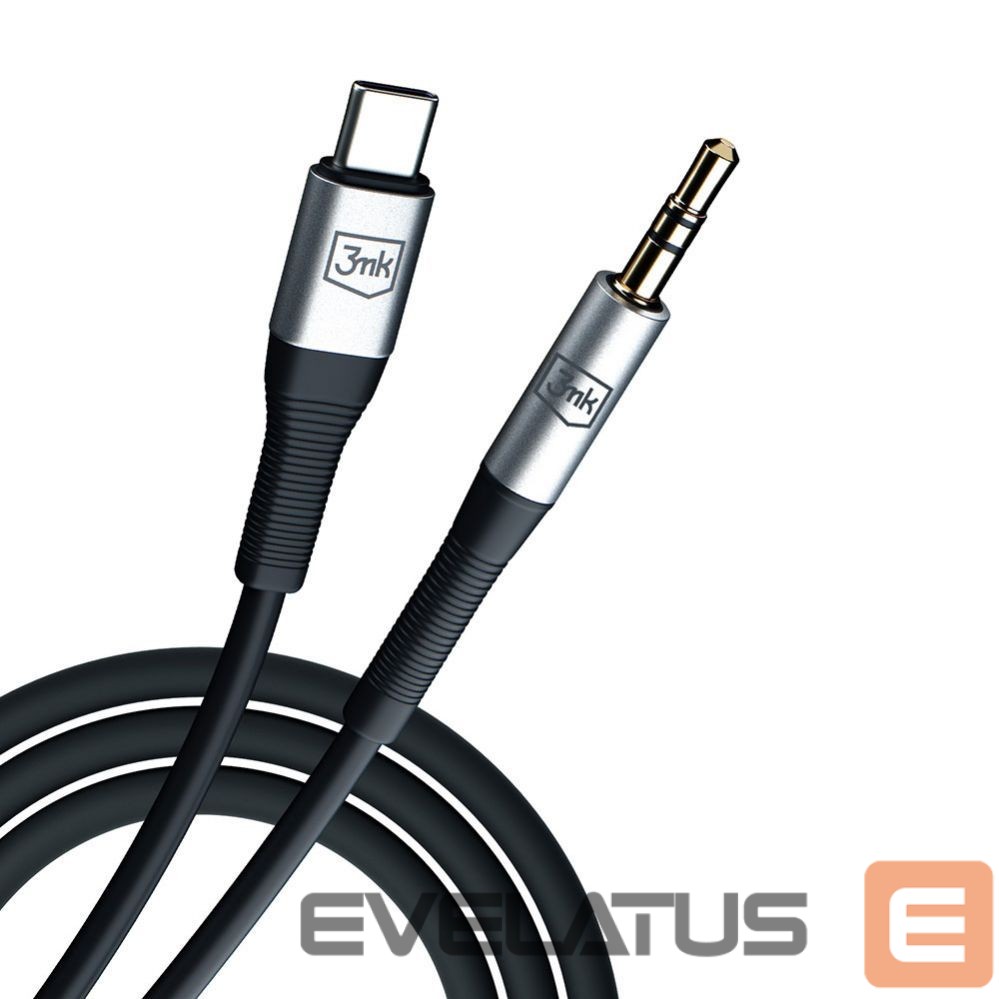 Cable 3MK Accessories - 3mk AUX Cable USB-C - Jack 3.5 mm