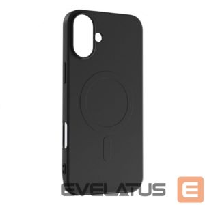Back panel cover Hurtel  Liquid Silicone Case MagSafe for iPhone 16 Pro - black 