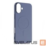 Back panel cover Hurtel  Liquid Silicone Case MagSafe for iPhone 16 Pro - dark blue 