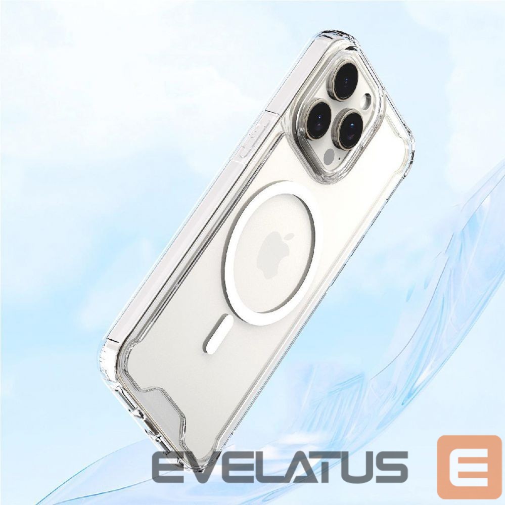 Back panel cover Hurtel Clear Corner Case MagSafe for iPhone 16 Pro - transparent
