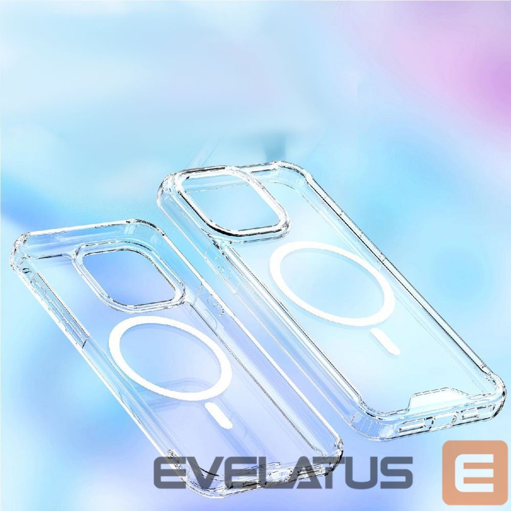 Back panel cover Hurtel Clear Corner Case MagSafe for iPhone 16 Pro Max - Clear