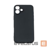 Back panel cover Hurtel  Soft Case for iPhone 16 Plus - black 