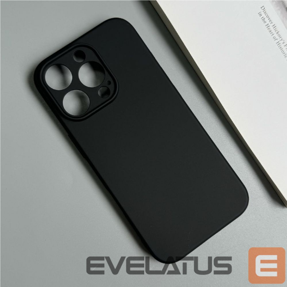 Back panel cover Hurtel Soft Case for iPhone 16 Pro - black