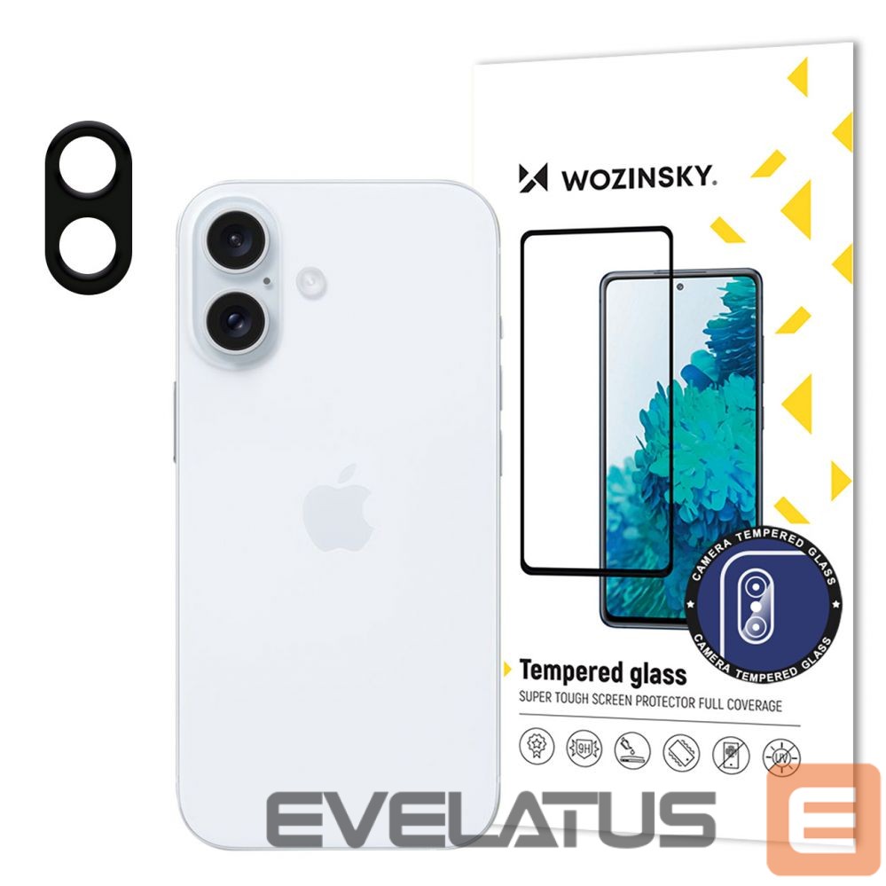 Protective glass Wozinsky Wozinsky Full Camera Glass 9H tempered glass for the iPhone 16 camera