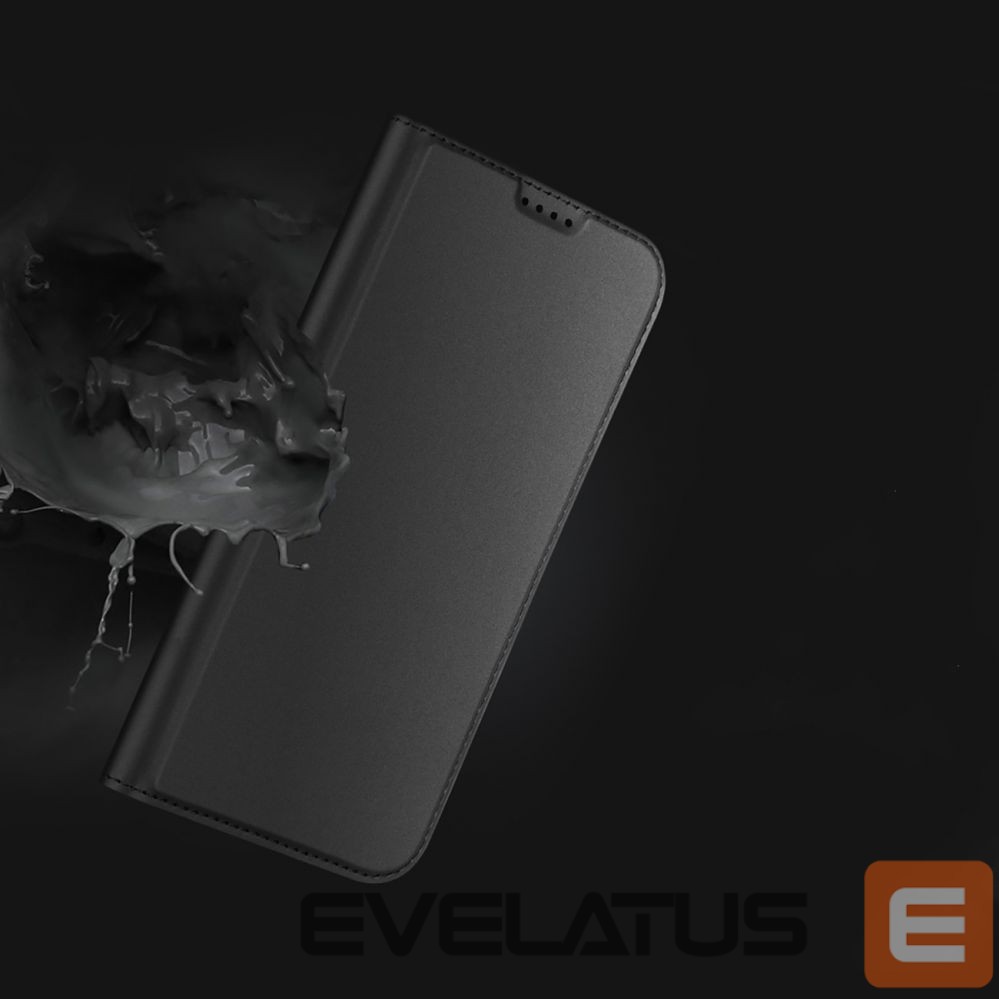 Back panel cover Dux Ducis Dux Ducis Skin Pro iPhone 16 Plus Case with Flip and Card Slot - Black