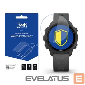 Protective glass 3MK  3mk Watch Protection  v. FlexibleGlass hybrid glass on Garmin Forerunner 245 
