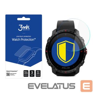 Protective glass 3MK  3mk Watch Protection  v. FlexibleGlass hybrid glass on Polar Grit X Pro 