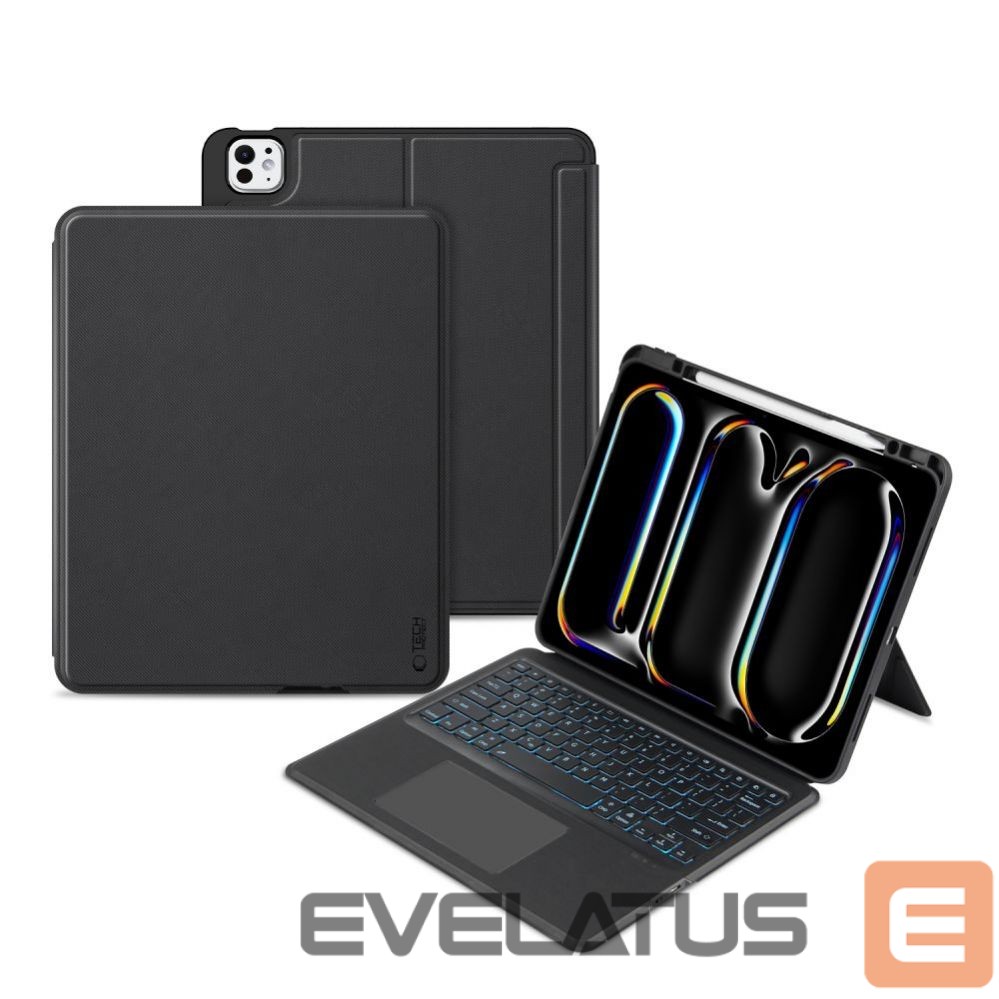 Back panel cover Tech-Protect Tech-Protect SC Mag Pen + Keyboard iPad Pro 13" 7th gen. (2024) - black