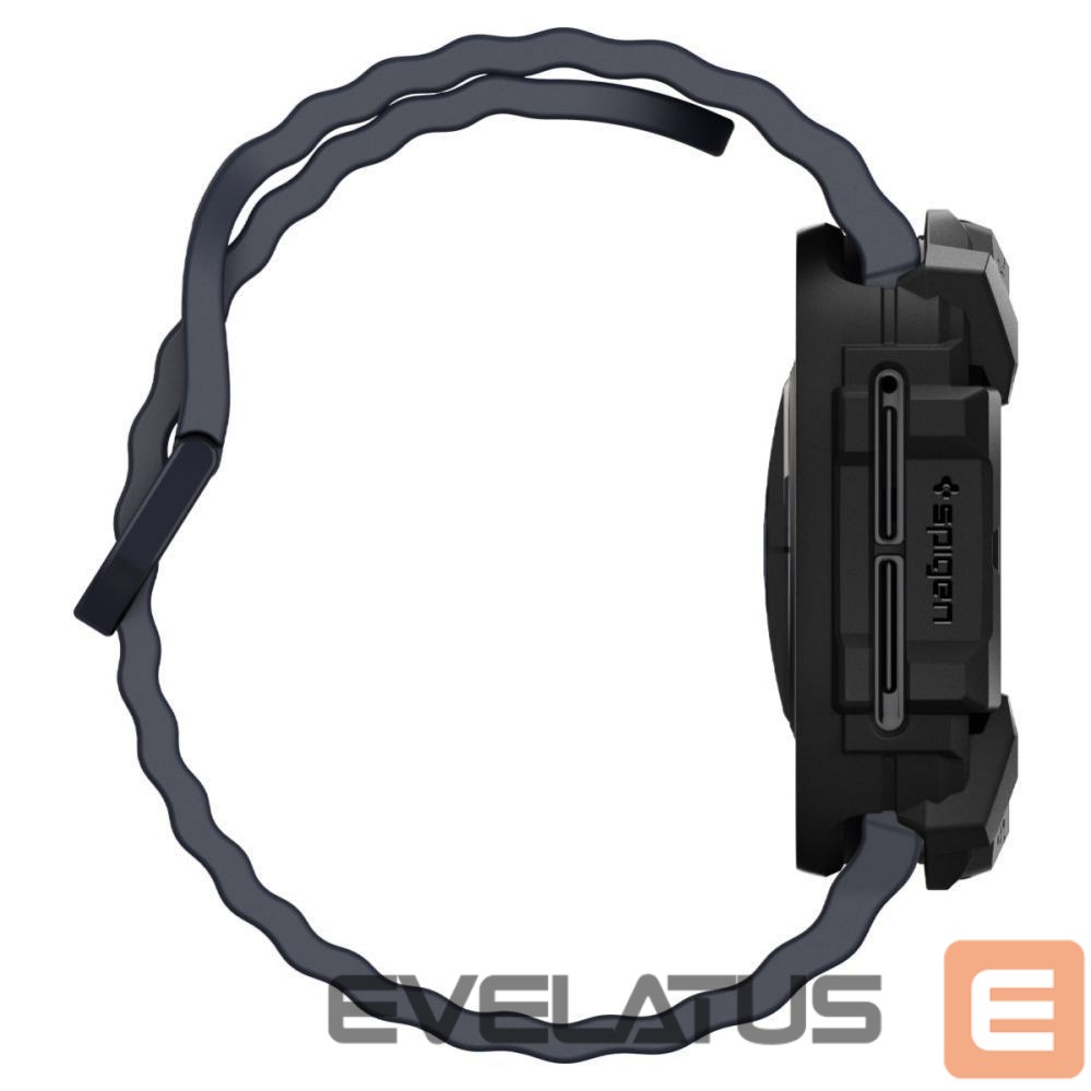Back panel cover Spigen Spigen Rugged Armor Case for Samsung Galaxy Watch Ultra (47mm) - Matte Black