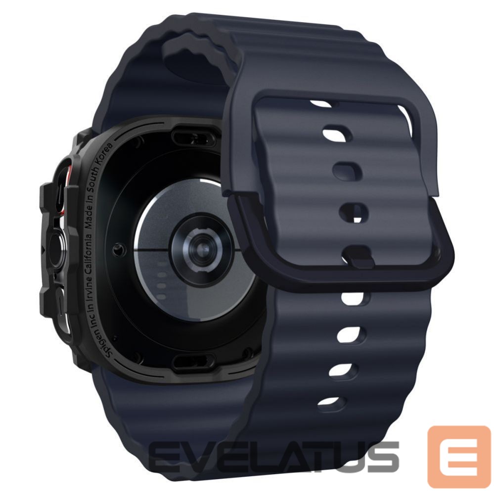 Back panel cover Spigen Spigen Rugged Armor Case for Samsung Galaxy Watch Ultra (47mm) - Matte Black