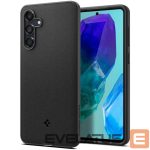 Back panel cover Spigen - Spigen Essential SandBlast Case for Samsung Galaxy M55 5G - Matte Black 