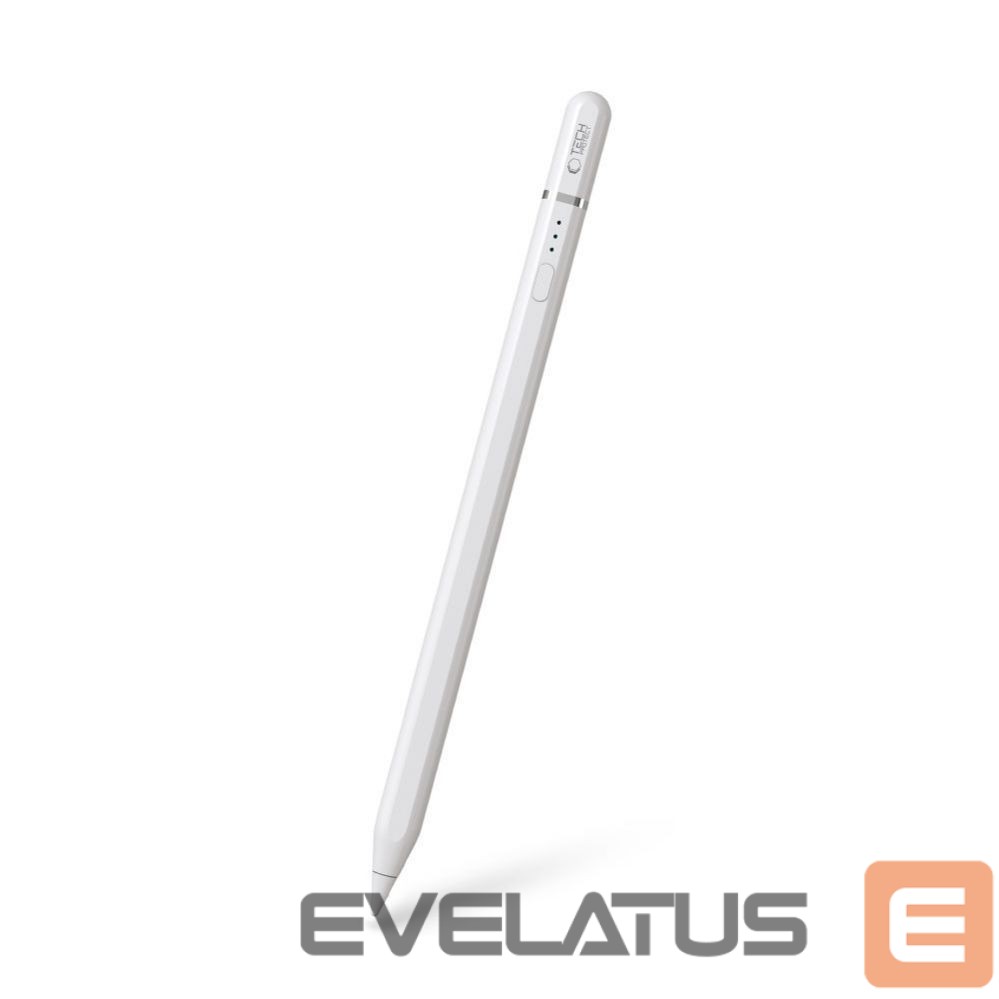 Stylus Tech-Protect Tech-Protect Digital Magnetic Stylus Pen 3 Magnetic for iPad Tablet - White