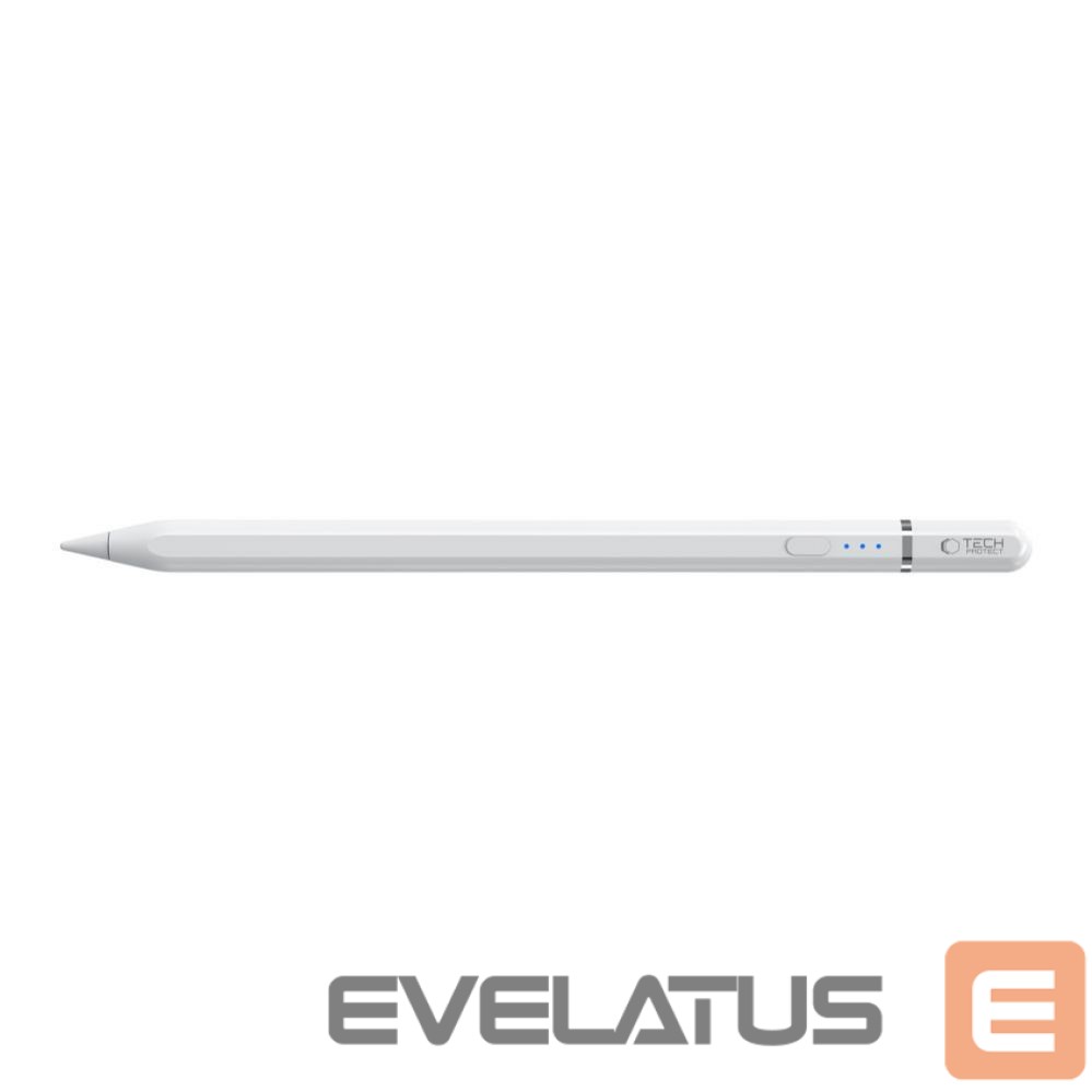 Stylus Tech-Protect Tech-Protect Digital Magnetic Stylus Pen 3 Magnetic for iPad Tablet - White