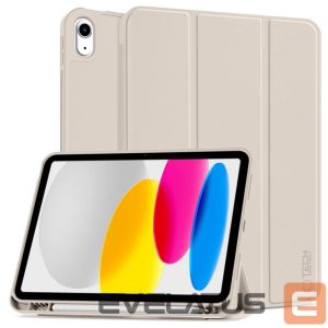 Back panel cover Tech-Protect  Tech-Protect SC Pen Case for iPad 10.9" 2022 - Beige 