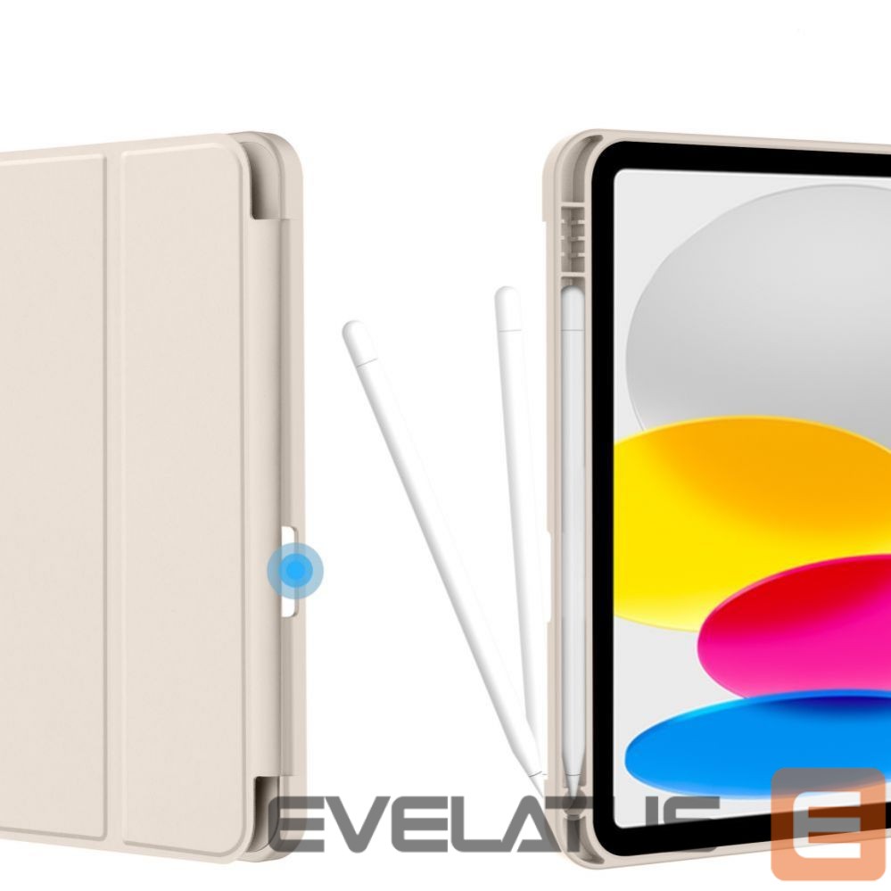 Back panel cover Tech-Protect Tech-Protect SC Pen Case for iPad 10.9" 2022 - Beige