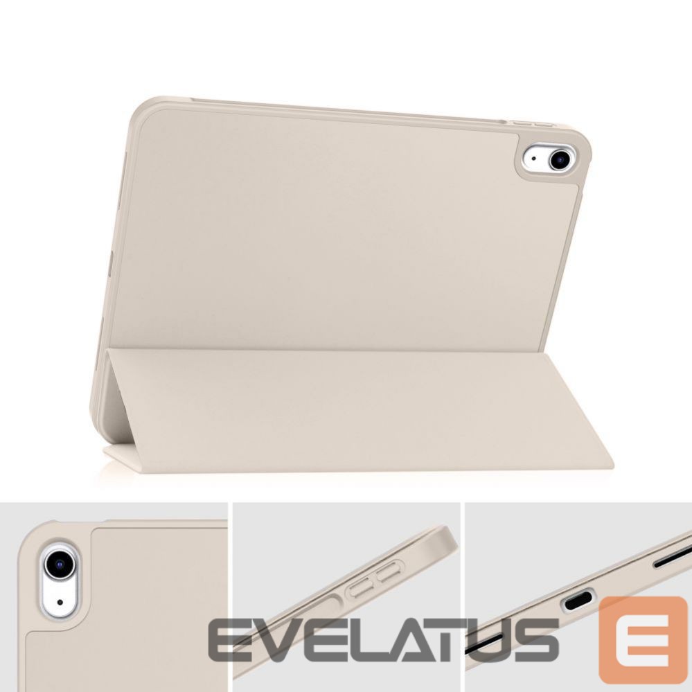 Back panel cover Tech-Protect Tech-Protect SC Pen Case for iPad 10.9" 2022 - Beige