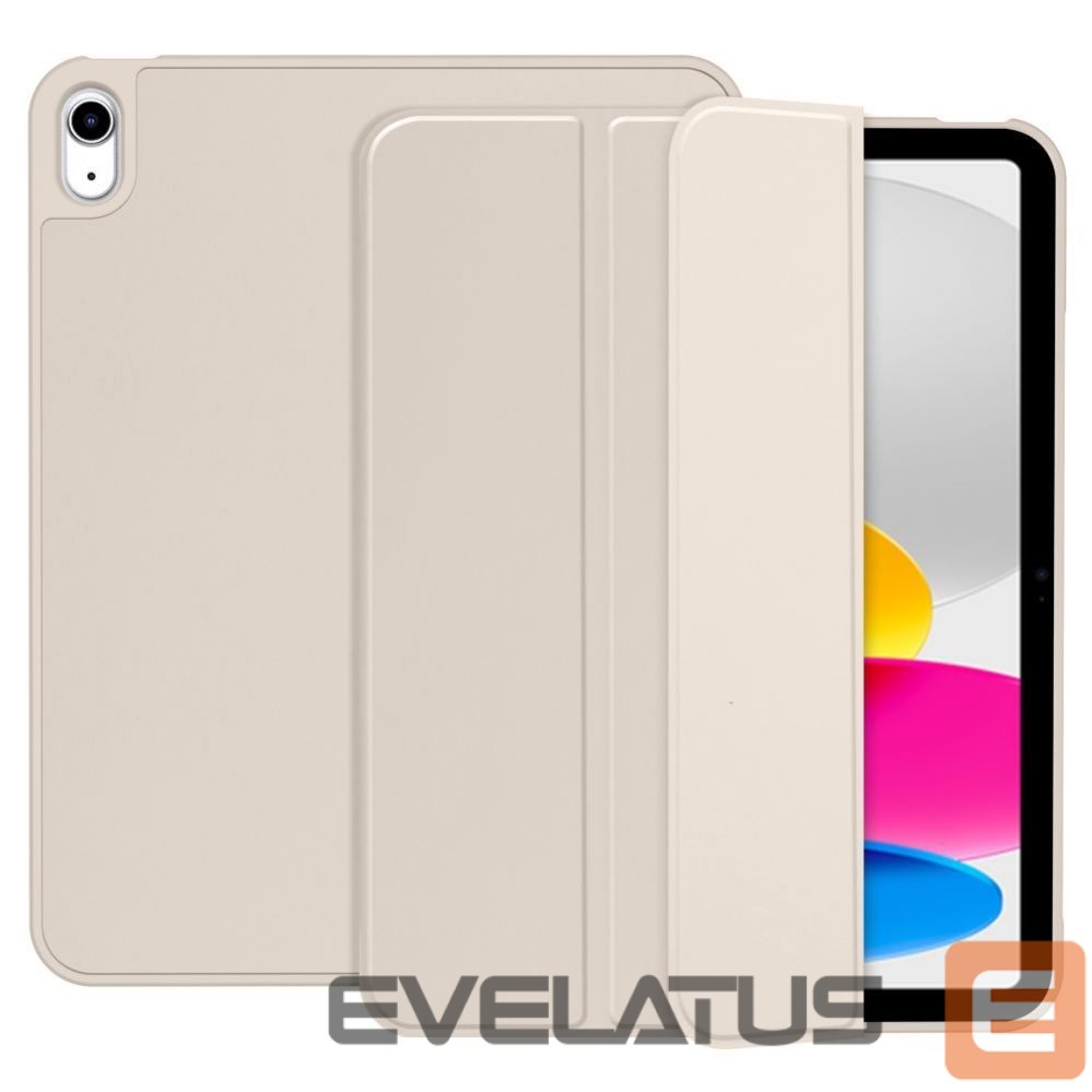 Back panel cover Tech-Protect Tech-Protect SC Pen Case for iPad 10.9" 2022 - Beige