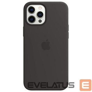 Back panel cover Apple  Etui Apple MHLG3ZE/A iPhone 12 Pro Max    6.7" MagSafe czarny/black Silicone Case