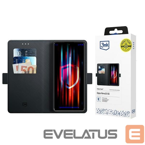 Book case 3MK 3MK Wallet Case Oppo Reno10 5G czarny/black