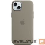 Back panel cover Apple  Etui Apple MT0Q3ZM/A iPhone 15 / 14 / 13 6.1" MagSafe popielaty brąz/clay Silicone Case